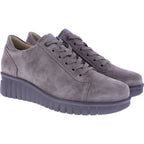 Hartjes | Country | Muskat-Taupe| Velourseder | Weite: H | 1622201-0900 | Damen Komfort-Schnürer