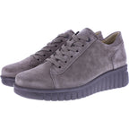 Hartjes | Country | Muskat-Taupe| Velourseder | Weite: H | 1622201-0900 | Damen Komfort-Schnürer
