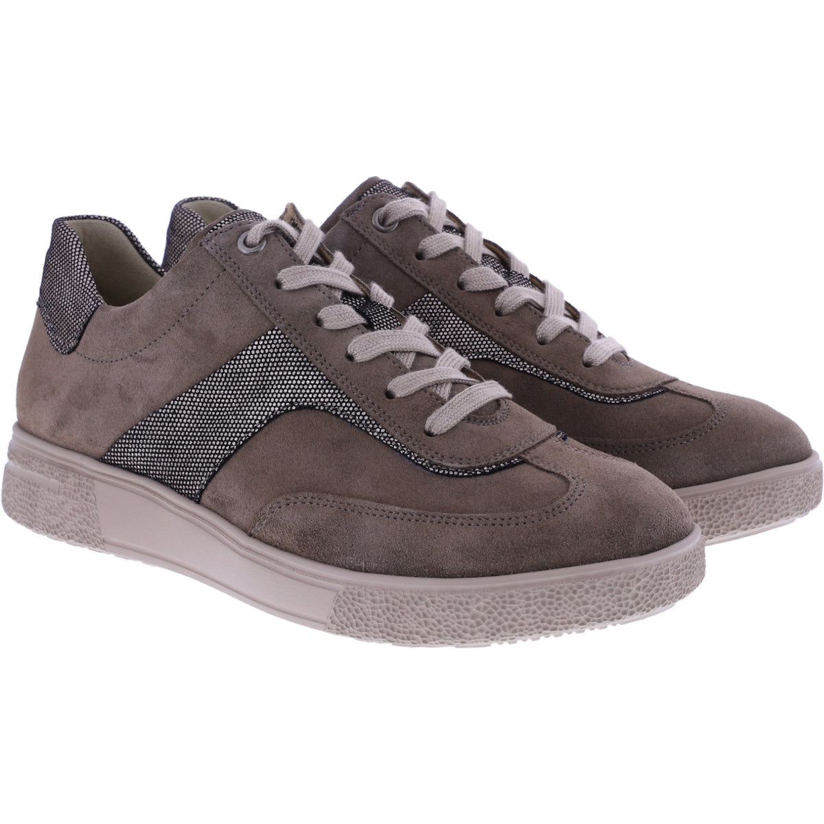 Hartjes | Sophie | Stone-Bronze | Veloursleder | Weite: H | 1622702-4138 | Damen Schnürer