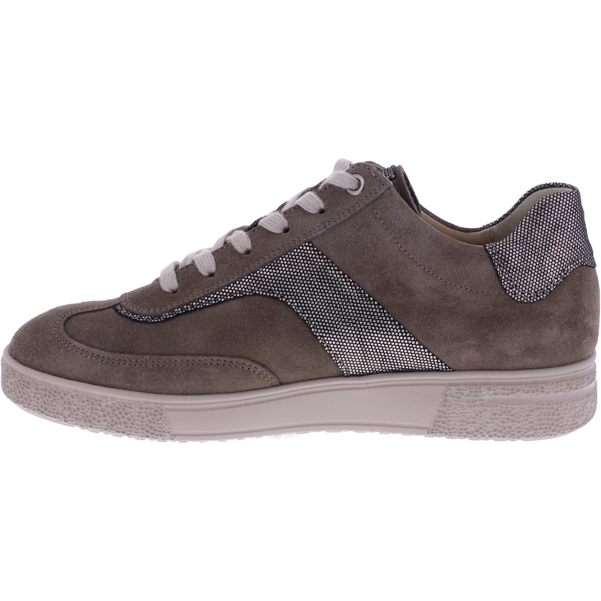 Hartjes | Sophie | Stone-Bronze | Veloursleder | Weite: H | 1622702-4138 | Damen Schnürer