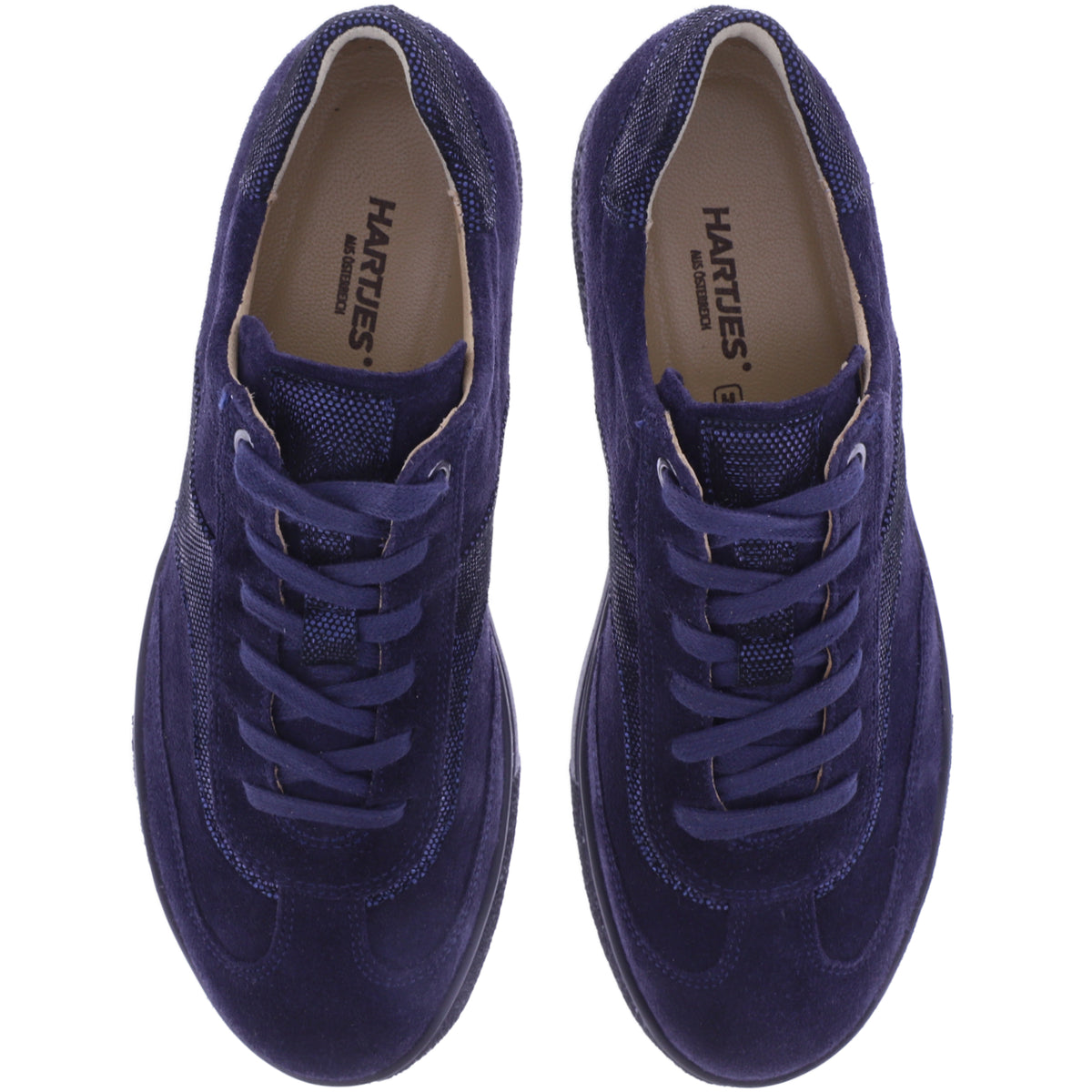 Hartjes | Sophie | Dunkelblau | Veloursleder | Weite: H | 1622702-4747 | Damen Schnürer