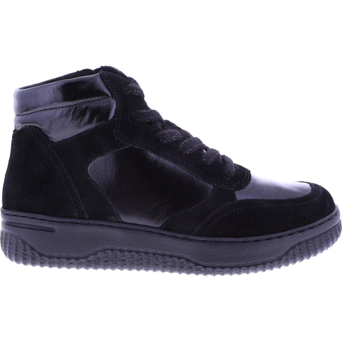Hartjes | Boogie Boot | Schwarz | Lack- & Veloursleder | Weite: H | 1721950-36-0101 | Damen Booties