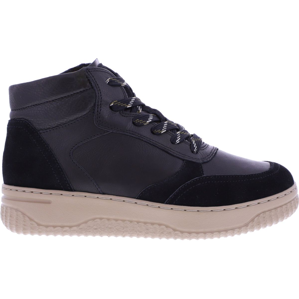Hartjes Natural / Modell: Boogie Boot / Schwarz Leder / Weite: H / 1721950-0101 / Damen Stiefeletten