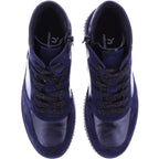 Hartjes | Boogie Boot | Dunkelblau | Lack- & Veloursleder | Weite: H | 1721950-4747 | Damen Booties