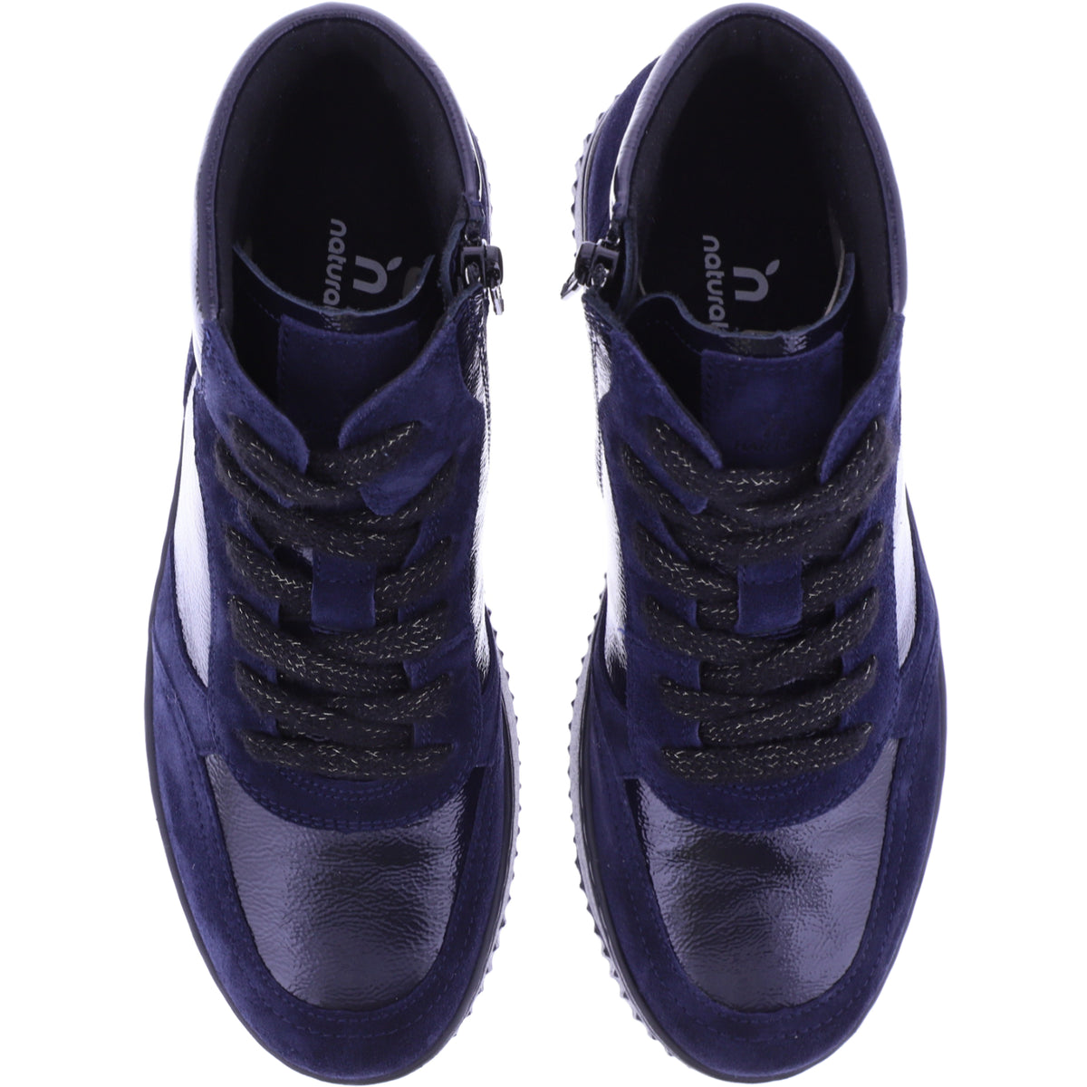 Hartjes | Boogie Boot | Dunkelblau | Lack- & Veloursleder | Weite: H | 1721950-4747 | Damen Booties