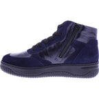 Hartjes | Boogie Boot | Dunkelblau | Lack- & Veloursleder | Weite: H | 1721950-4747 | Damen Booties