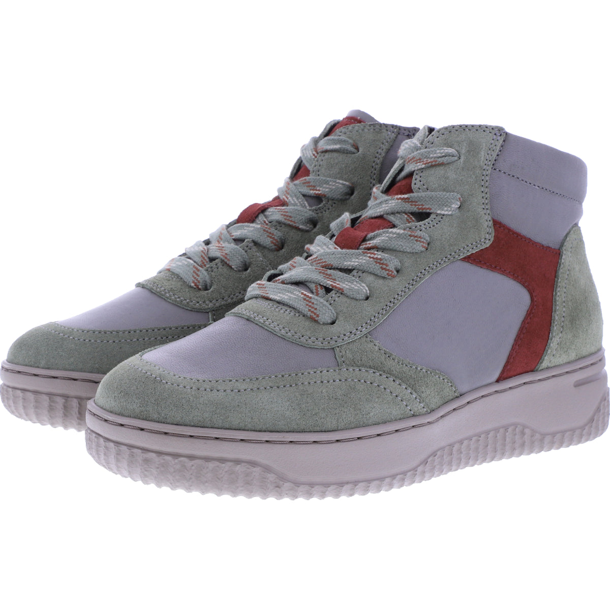 Hartjes Natural / Modell: Boogie Boot / Salbei Leder / Weite: H / 1721950-9191 / Damen Stiefeletten
