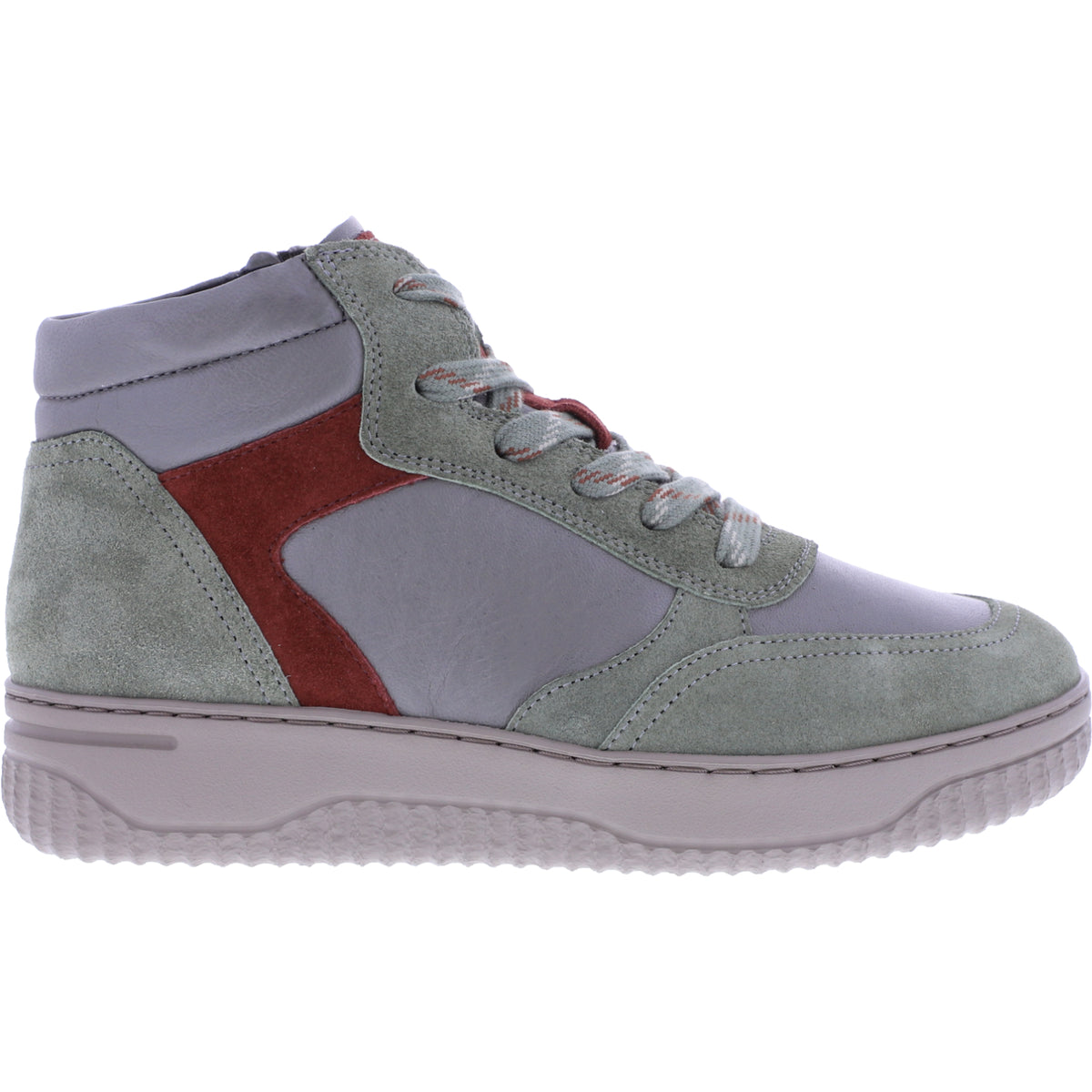 Hartjes Natural / Modell: Boogie Boot / Salbei Leder / Weite: H / 1721950-9191 / Damen Stiefeletten