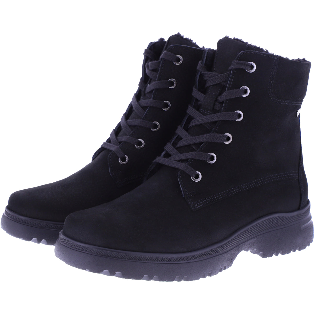 Hartjes | Calora | Schwarz | Nubukleder-Lammfellfutter | Weite: H | 1722802-0100 | Damen Stiefel