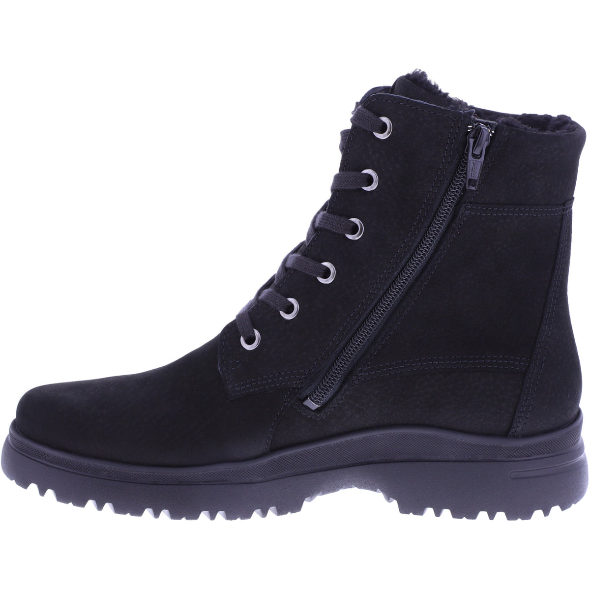Hartjes | Calora | Schwarz | Nubukleder-Lammfellfutter | Weite: H | 1722802-0100 | Damen Stiefel