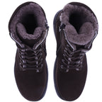 Hartjes | Calora | Dunkelbraun | Nubukleder-Lammfellfutter | Weite: H | 1722802-7700 | Damen Stiefel