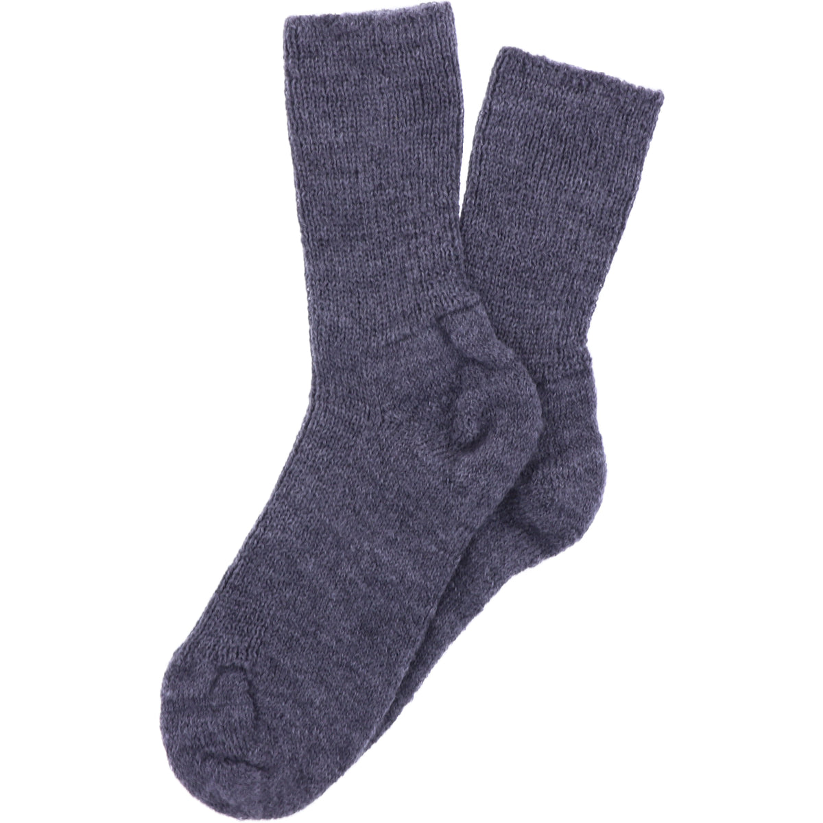 Hirsch Natur | Komfort Socken | Anthrazit-Grau | 100% Schurwolle