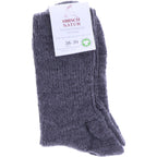 Hirsch Natur | Komfort Socken | Anthrazit-Grau | 100% Schurwolle