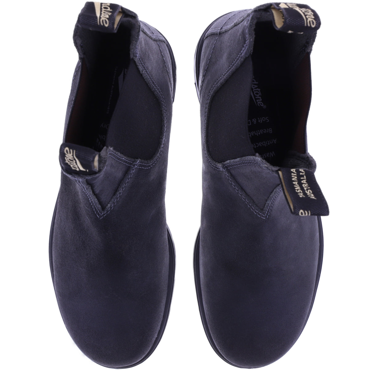 Blundstone | 1910 | Steel Grey Waxed Suede | Premiumleder | Original 500er Serie | Chelsea Boots