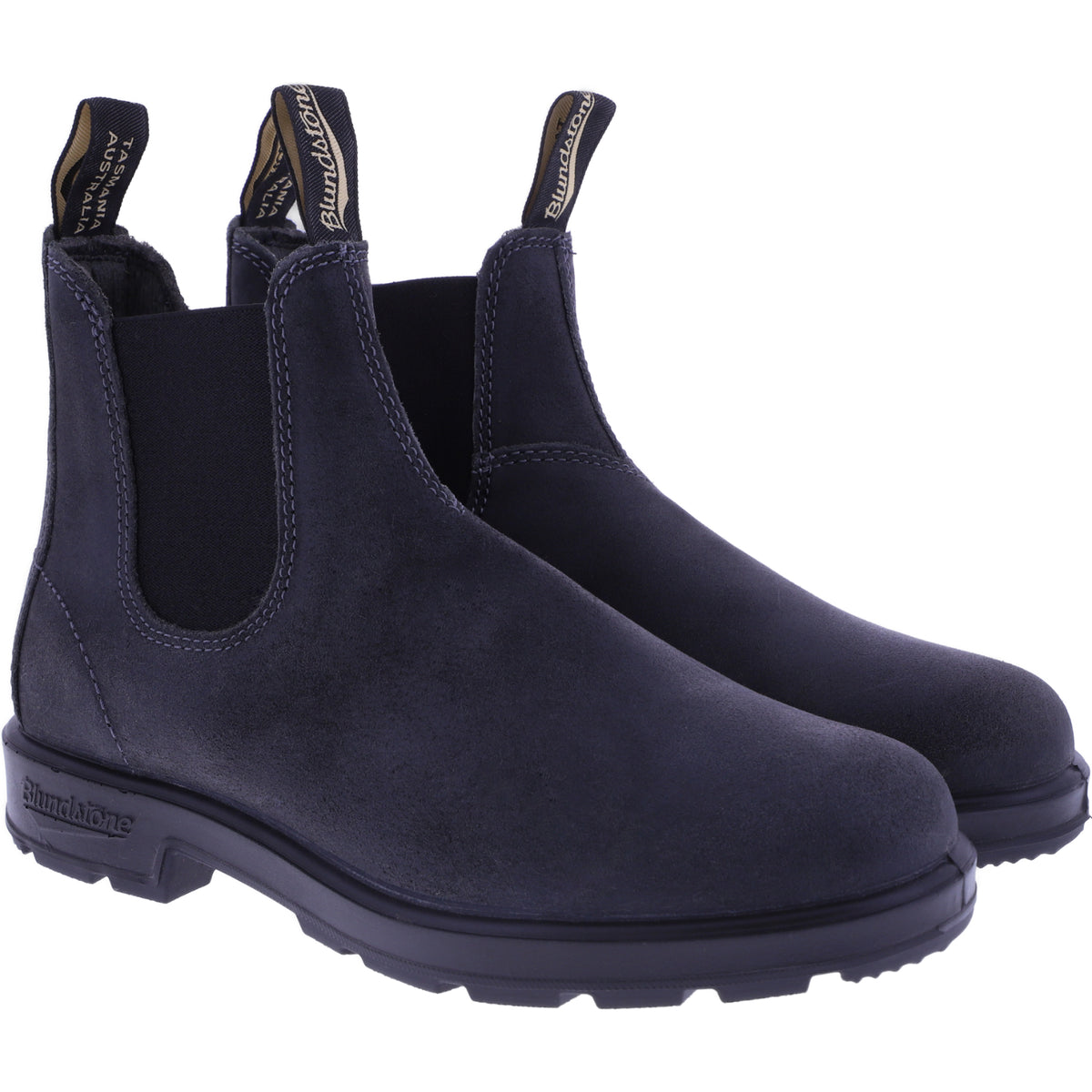Blundstone | 1910 | Steel Grey Waxed Suede | Premiumleder | Original 500er Serie | Chelsea Boots