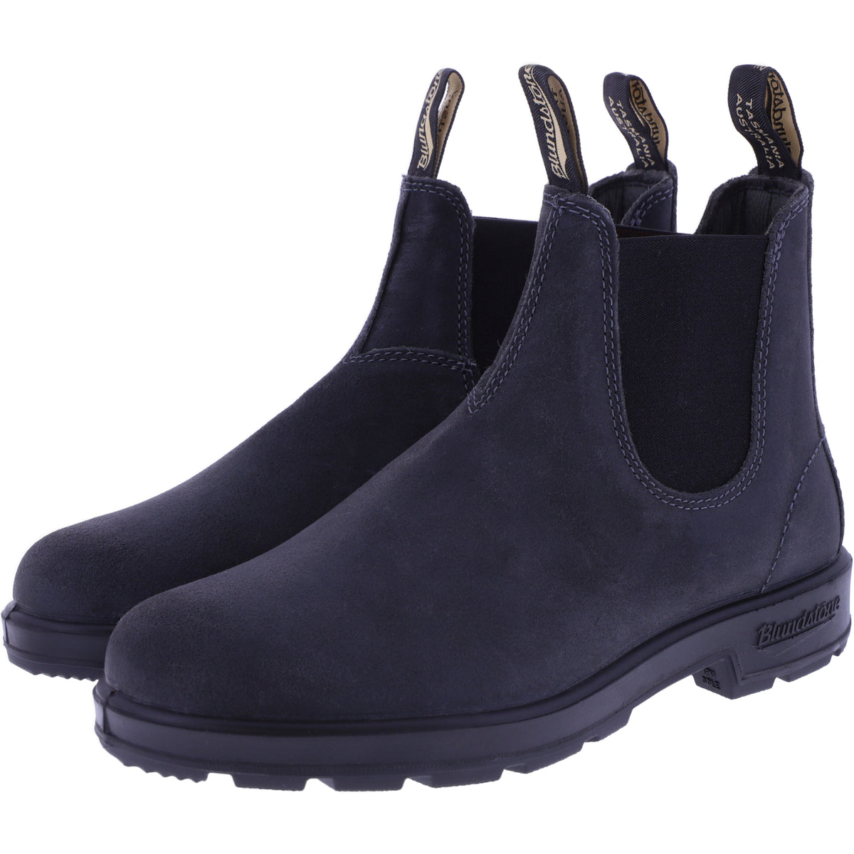 Blundstone | 1910 | Steel Grey Waxed Suede | Premiumleder | Original 500er Serie | Chelsea Boots