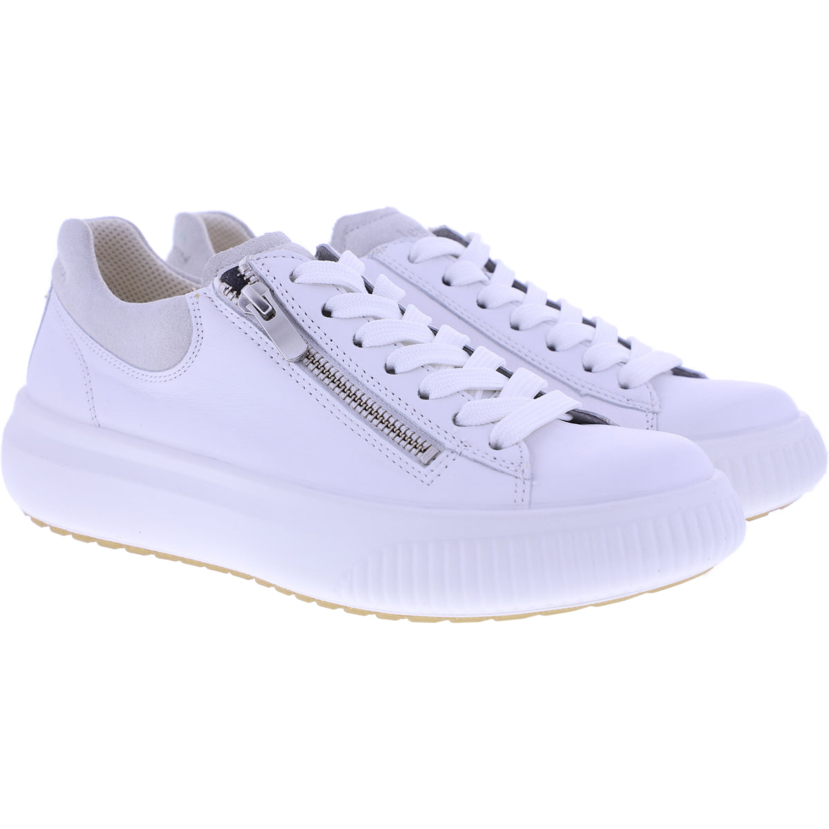 Legero | T4 Jump | Bright-Weiß | Weite: G | Nappaleder | Damen Schnürer