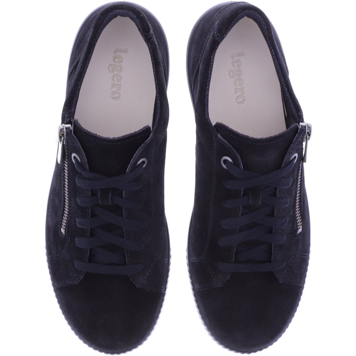 Legero | Tanaro 5.0 | Schwarz | Weite: G | Veloursleder | Damen Schnürer