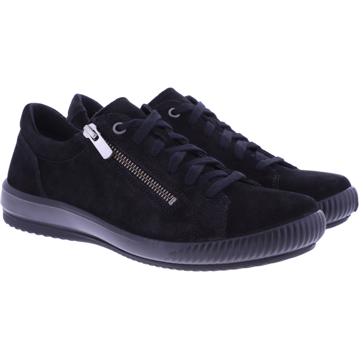Legero | Tanaro 5.0 | Schwarz | Weite: G | Veloursleder | Damen Schnürer