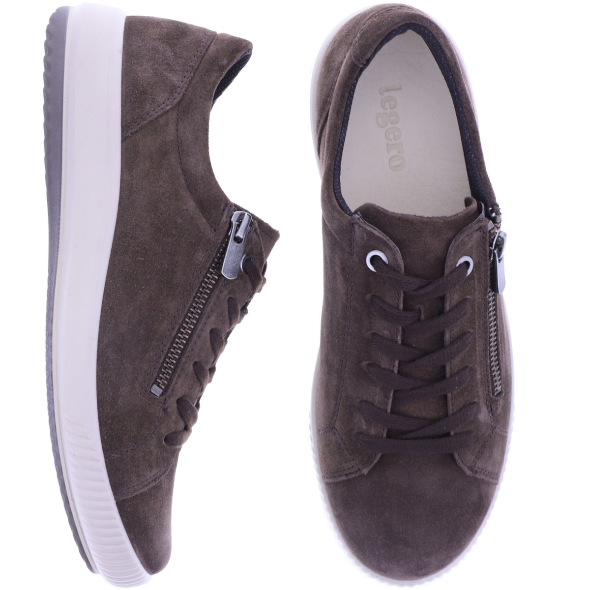 Legero | Tanaro 5.0 | Corvink-Braun | Weite: G | Veloursleder | Damen Schnürer