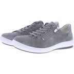 Legero | Tanaro 5.0 | Pino-Graugrün | Weite: G | Veloursleder | Damen Schnürer
