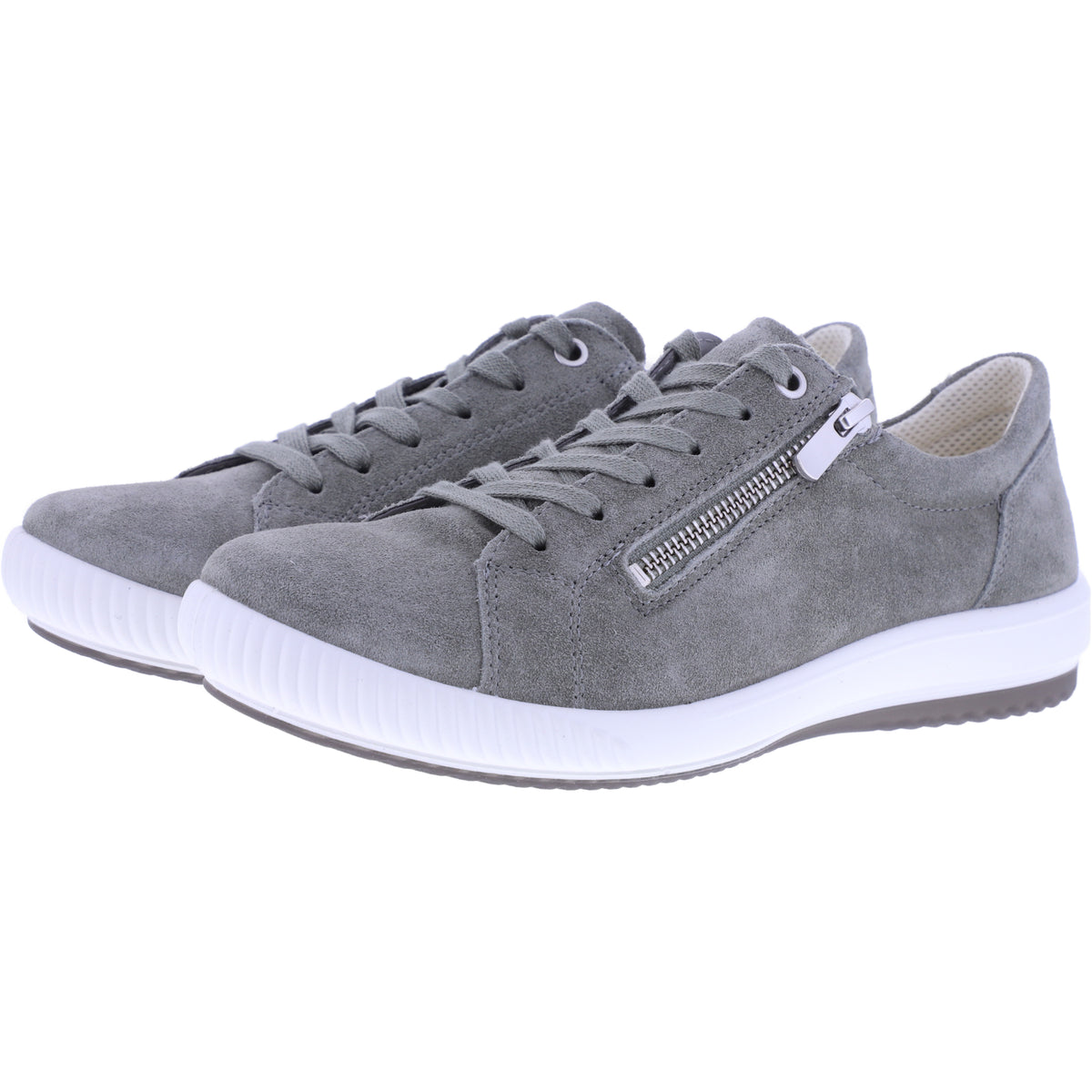 Legero | Tanaro 5.0 | Pino-Graugrün | Weite: G | Veloursleder | Damen Schnürer