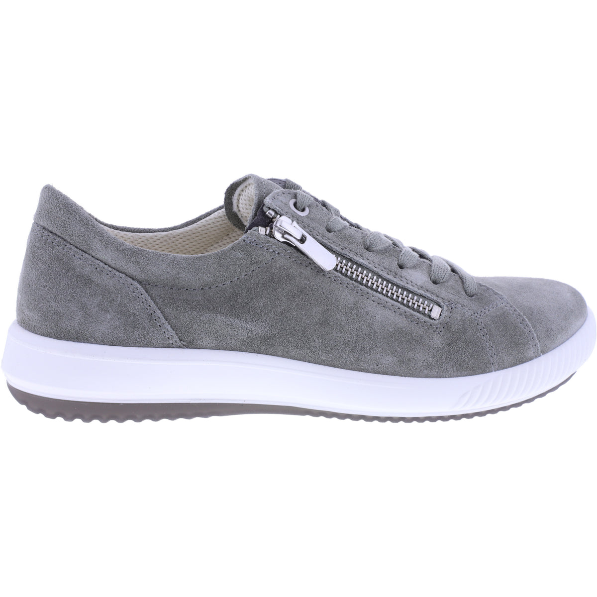 Legero | Tanaro 5.0 | Pino-Graugrün | Weite: G | Veloursleder | Damen Schnürer