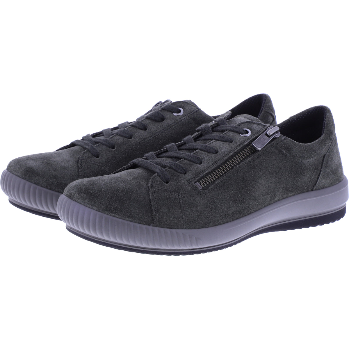 Legero | Tanaro 5.0 | Bean-Green-Grau | Weite: G | Veloursleder | Damen Schnürer