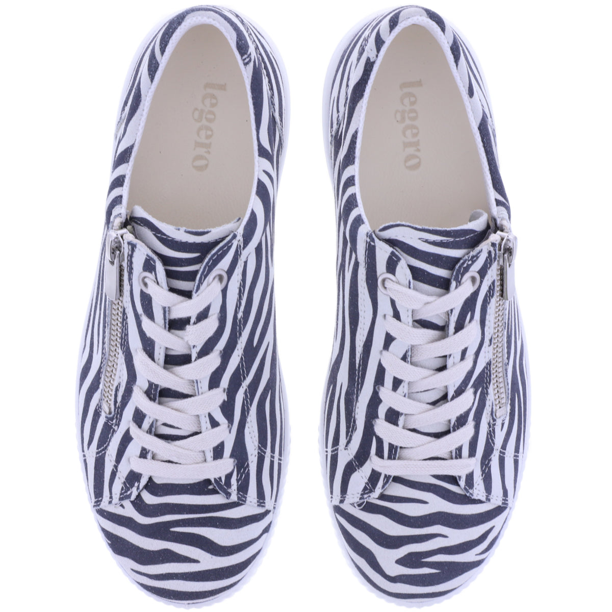 Legero | Tanaro 5.0 | Zebra-Muster | Weite: G | Veloursleder | Damen Schnürer