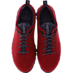 Ganter / Evo / Red-Anthrazit / Weite: H / Merino Wolle / Art: 2-201430-4062 / Damen Schnürer