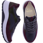 Ganter AKTIV | High Flyer | Aubergine-Multi | Weite: H | Kalbsleder | 2-201852-8799 | Damen Schnürer