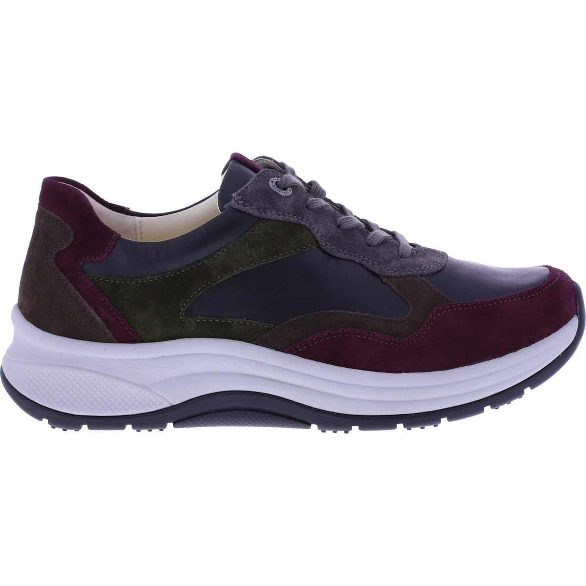 Ganter AKTIV | High Flyer | Aubergine-Multi | Weite: H | Kalbsleder | 2-201852-8799 | Damen Schnürer