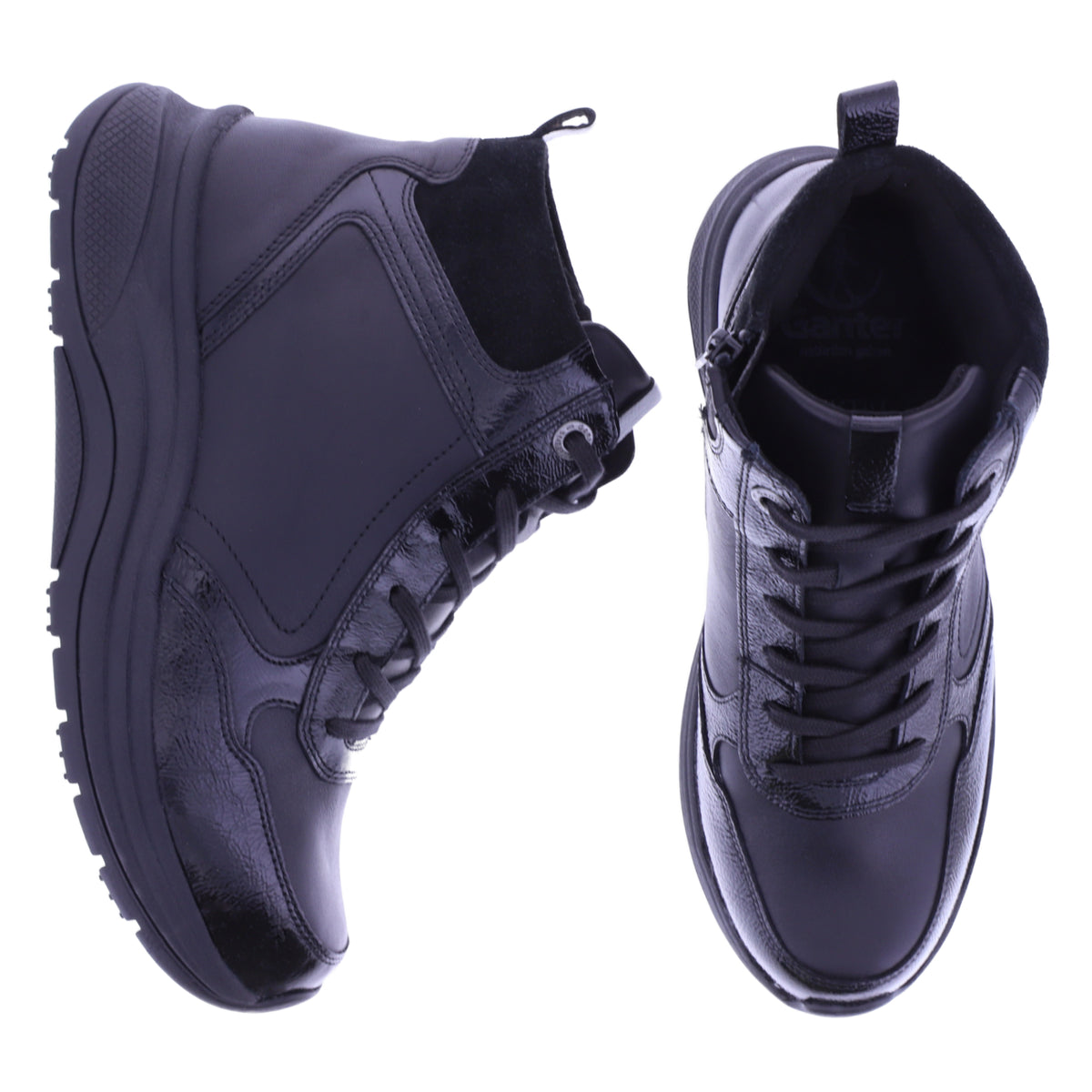 Ganter AKTIV | High Flyer | Schwarz Casulavelours | Weite: H | Leder | 2-201870-0100 Damen Boots