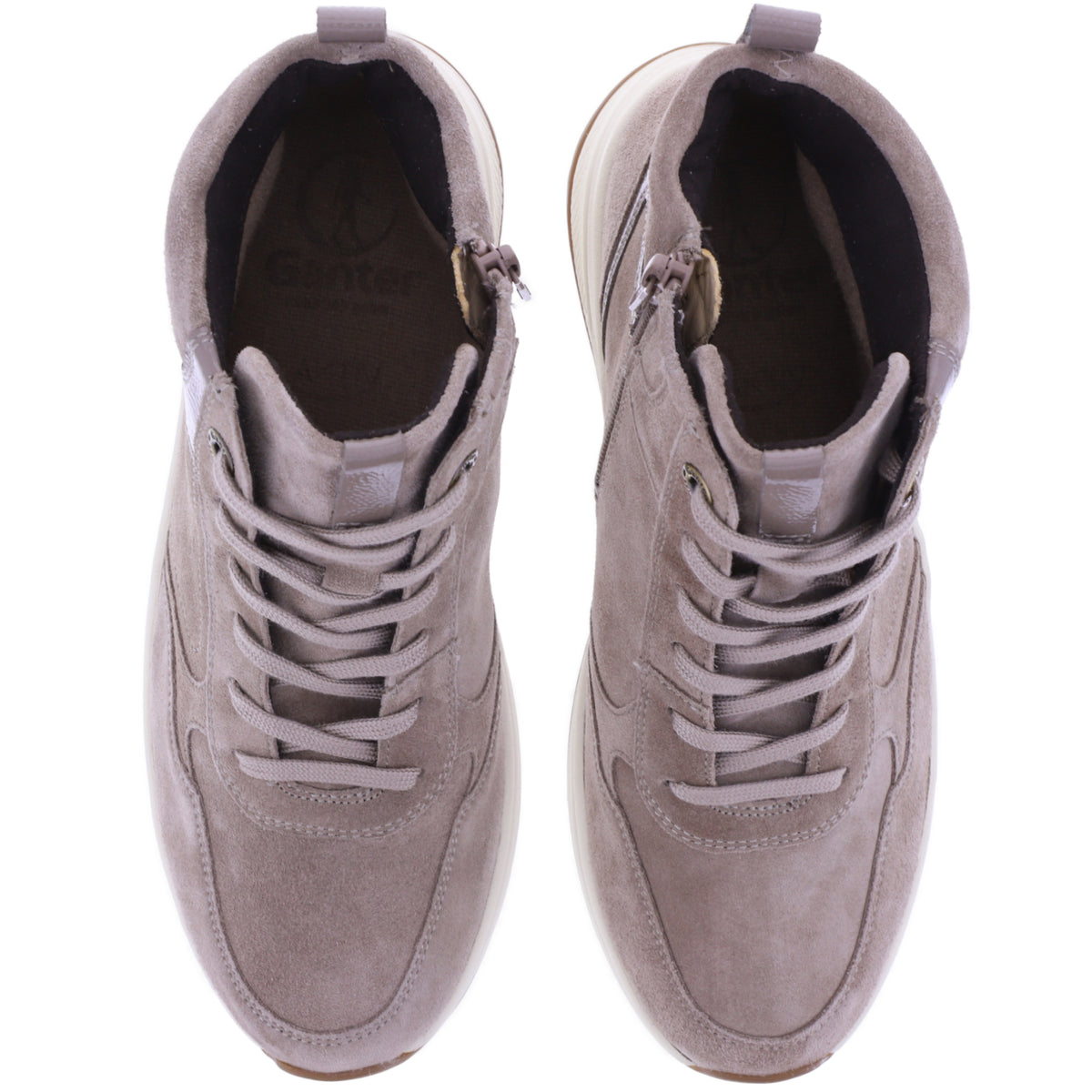 Ganter AKTIV | High Flyer | Ecrú-Beige Casulavelours | Weite: H | Leder | 2-201873-1900 Damen Boots