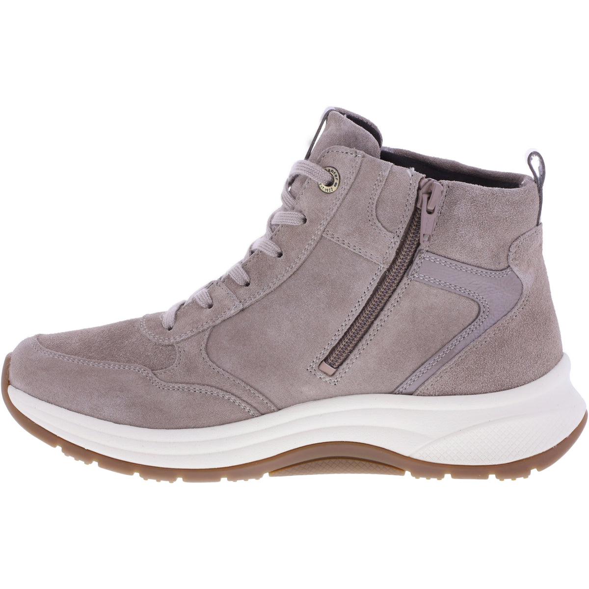 Ganter AKTIV | High Flyer | Ecrú-Beige Casulavelours | Weite: H | Leder | 2-201873-1900 Damen Boots