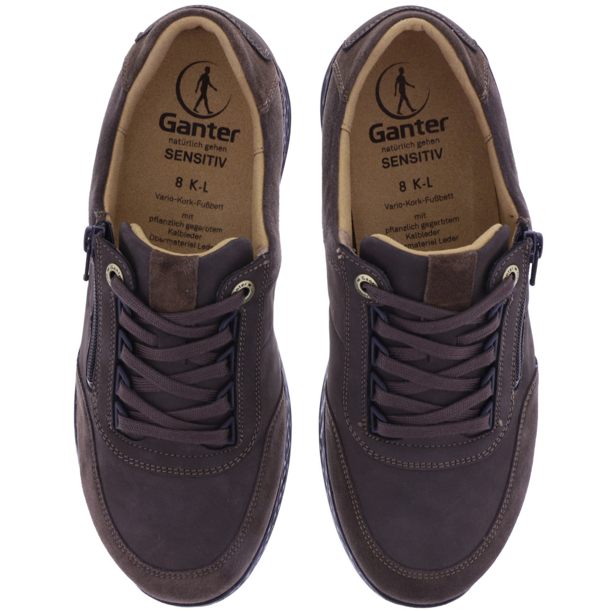 Ganter | Karl-Ludwig | Espresso | Nubuk-Velours | Sensitiv | Weite: K-L | 2-259852-2000 | Herren