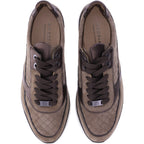 Hassia / Monaco / Taupe-Darkbrown Leder / Wechselfußbett / Art: 2-301132-1986 / Damen Sneakers