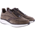 Hassia / Monaco / Taupe-Darkbrown Leder / Wechselfußbett / Art: 2-301132-1986 / Damen Sneakers