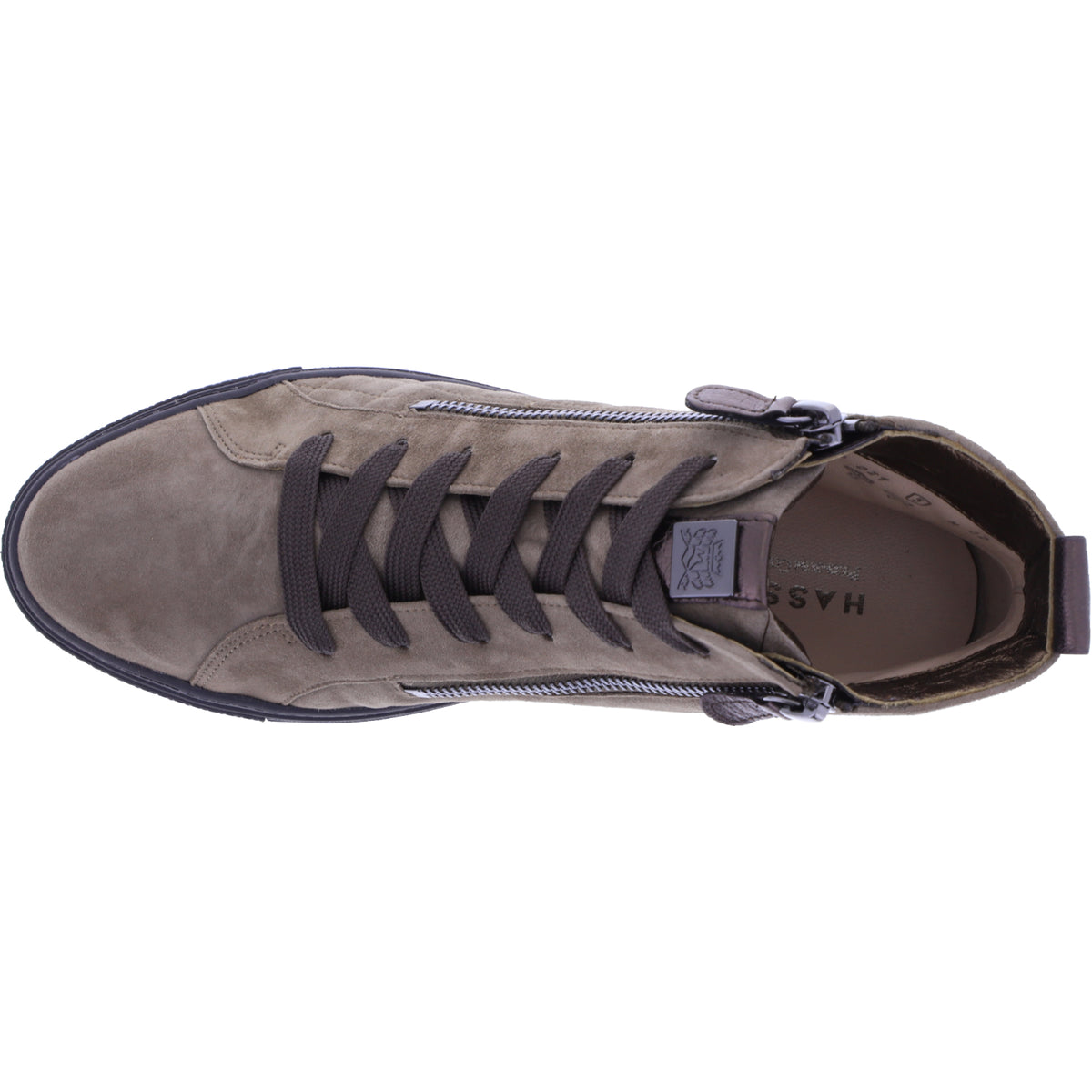 Hassia / Bilbao Stfl. / Taupe Leder / Wechselfußbett / Art: 2-301262-1986 / Damen Stiefelette