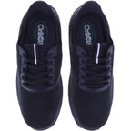 Orthofeet® | Yari | Schwarz-Schwarz | Hands-Free Schuhe mit Fersendämpfung | Herren Schnürer