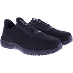 Orthofeet® | Yari | Schwarz-Schwarz | Hands-Free Schuhe mit Fersendämpfung | Herren Schnürer