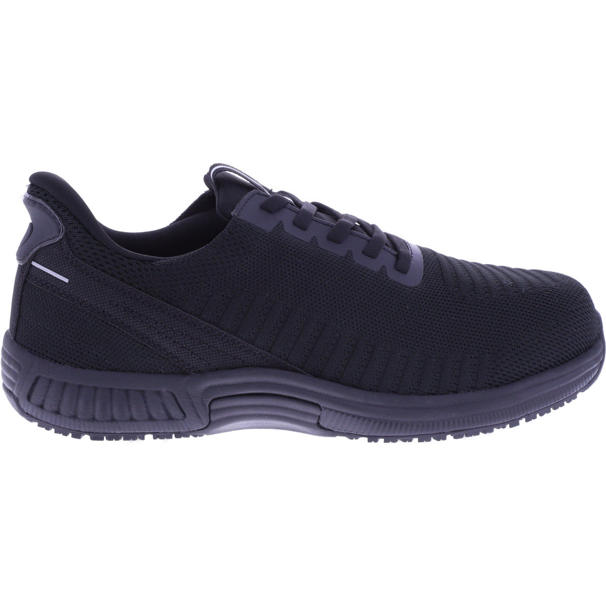 Orthofeet® | Yari | Schwarz-Schwarz | Hands-Free Schuhe mit Fersendämpfung | Herren Schnürer