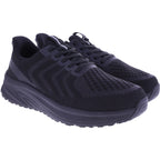 Orthofeet® | Tilos | Schwarz | Hands-Free Schuhe mit Fersendämpfung | Herren Schnürer
