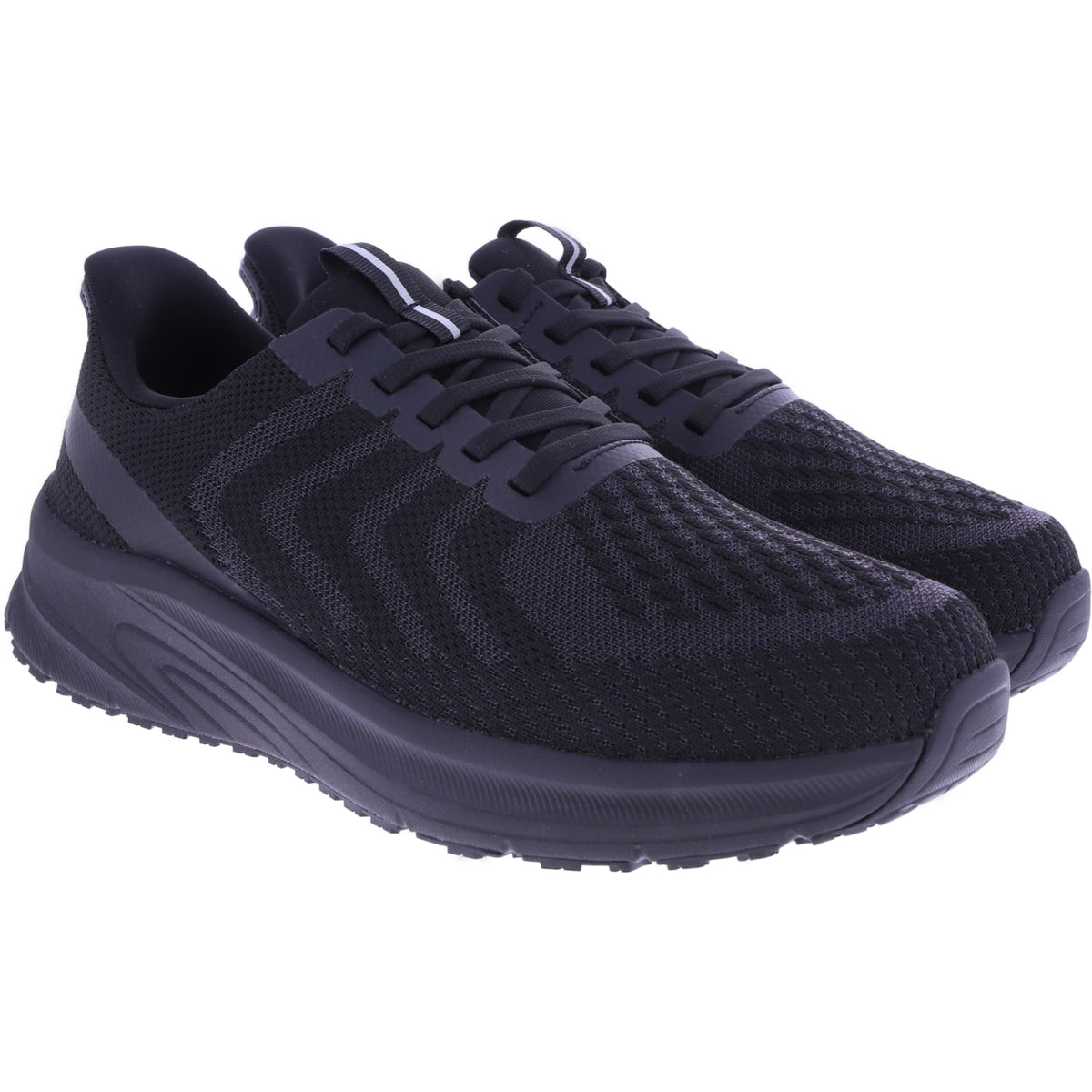 Orthofeet® | Tilos | Schwarz | Hands-Free Schuhe mit Fersendämpfung | Herren Schnürer