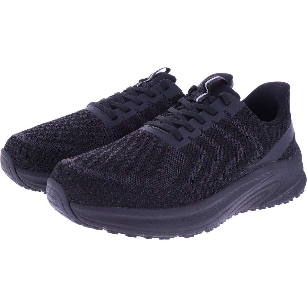 Orthofeet® | Tilos | Schwarz | Hands-Free Schuhe mit Fersendämpfung | Herren Schnürer