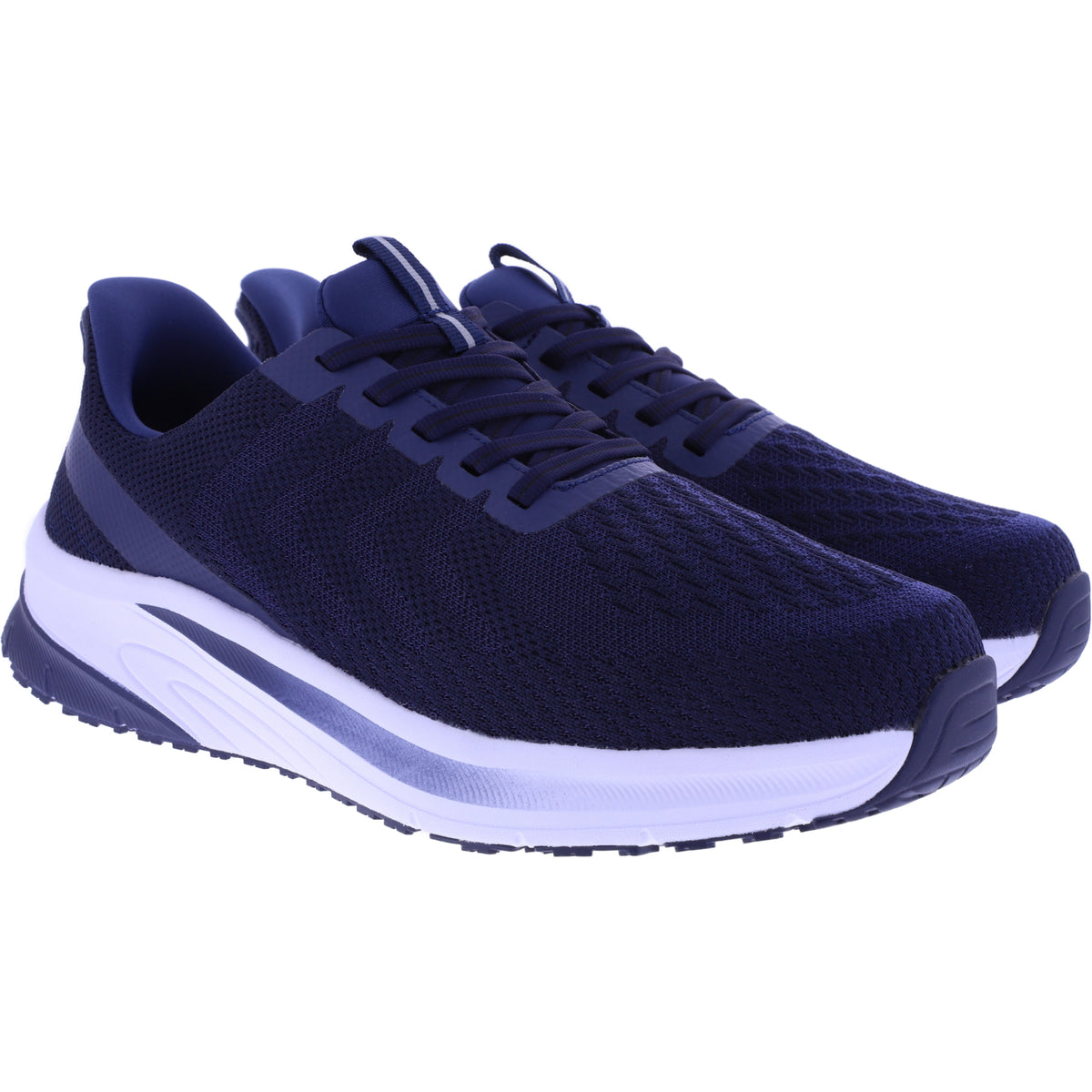 Orthofeet® | Tilos | Navy-Marine | Hands-Free Schuhe mit Fersendämpfung | Herren Schnürer
