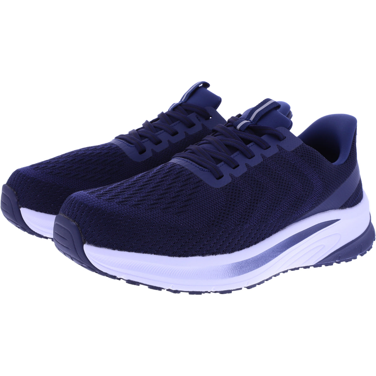 Orthofeet® | Tilos | Navy-Marine | Hands-Free Schuhe mit Fersendämpfung | Herren Schnürer