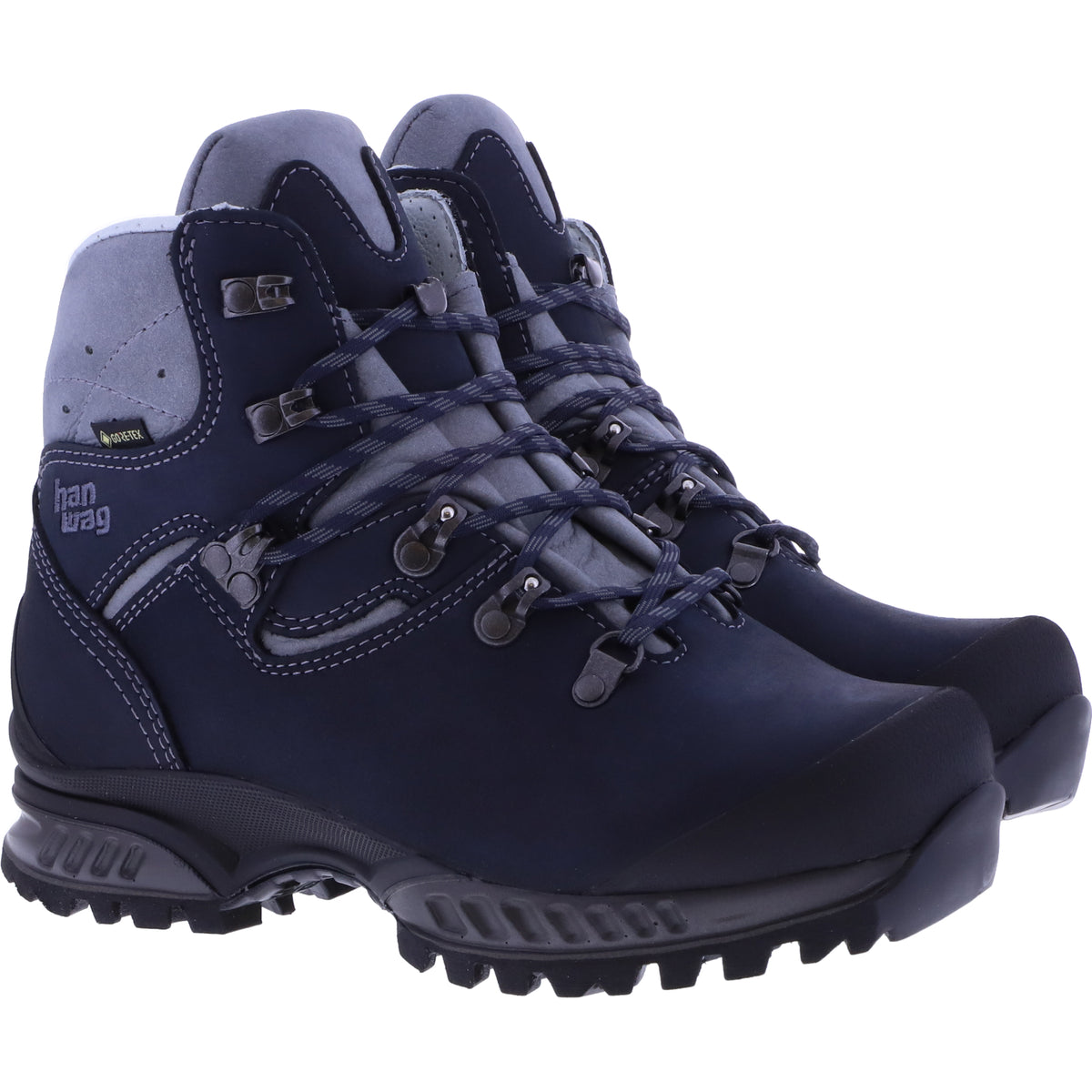 Hanwag / Modell: Tatra II Buinion Lady GTX / Navy/Asphalt / Leder/GORE-TEX® / Damen Wanderstiefel