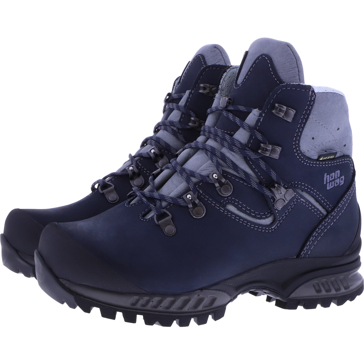 Hanwag / Modell: Tatra II Buinion Lady GTX / Navy/Asphalt / Leder/GORE-TEX® / Damen Wanderstiefel