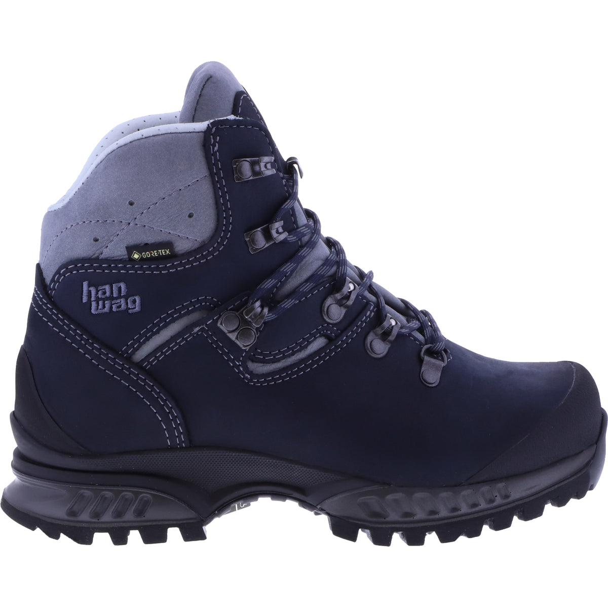 Hanwag / Modell: Tatra II Buinion Lady GTX / Navy/Asphalt / Leder/GORE-TEX® / Damen Wanderstiefel